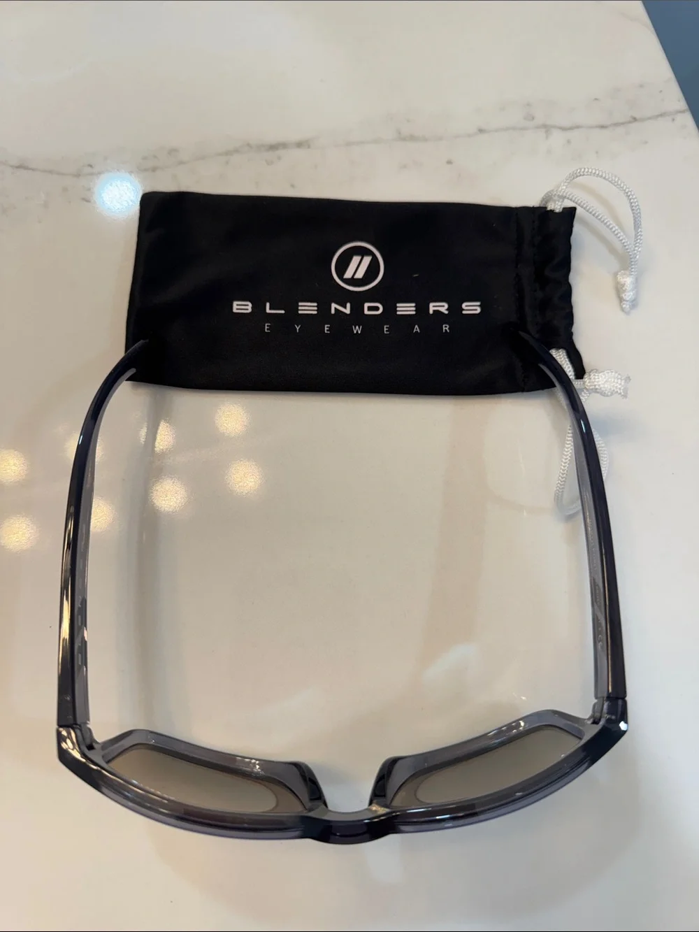 Blue Mirrored Lens Men's Sunglasses